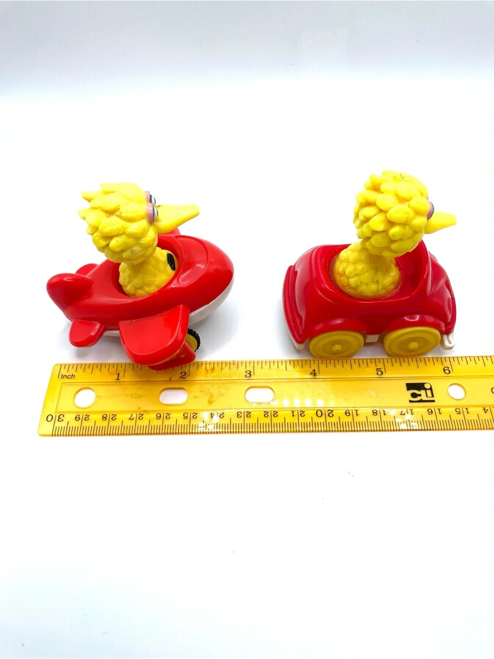Sesame Street Vintage Illco and Applause Character Vehicles Big Bird and Friends